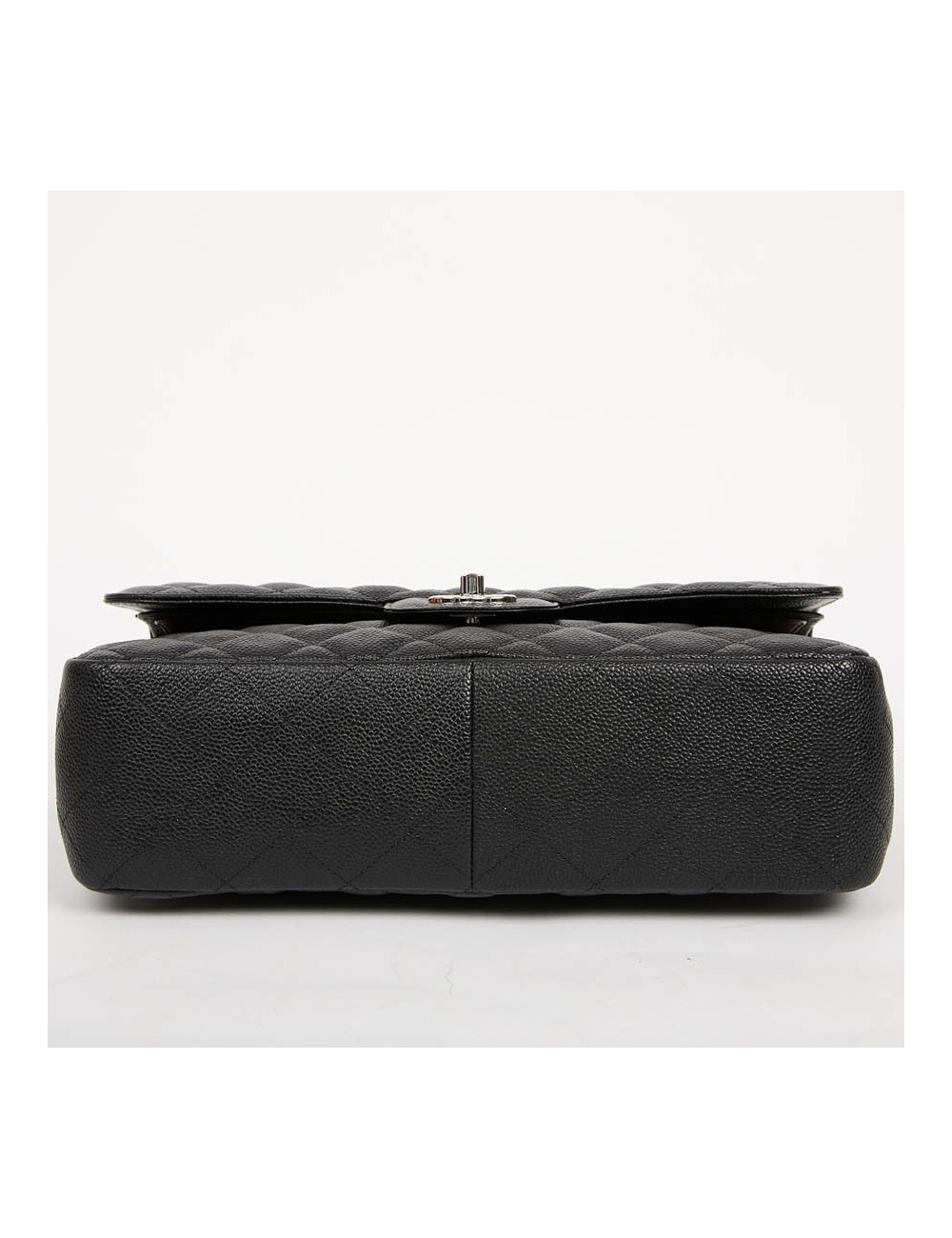 Sac Jumbo CHANEL cuir caviar noir