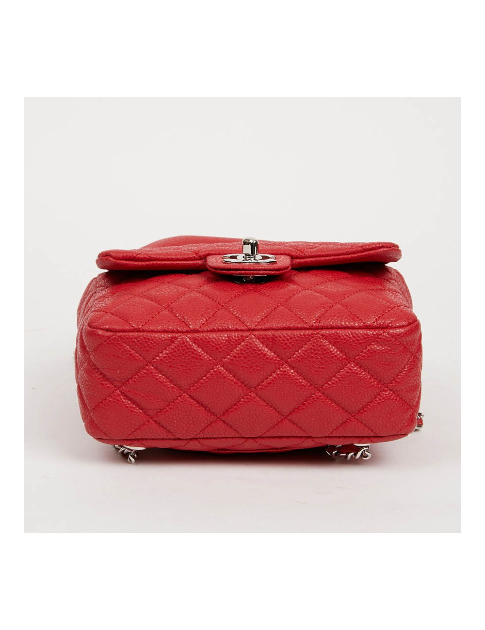 Sac à dos CHANEL grainé rouge 