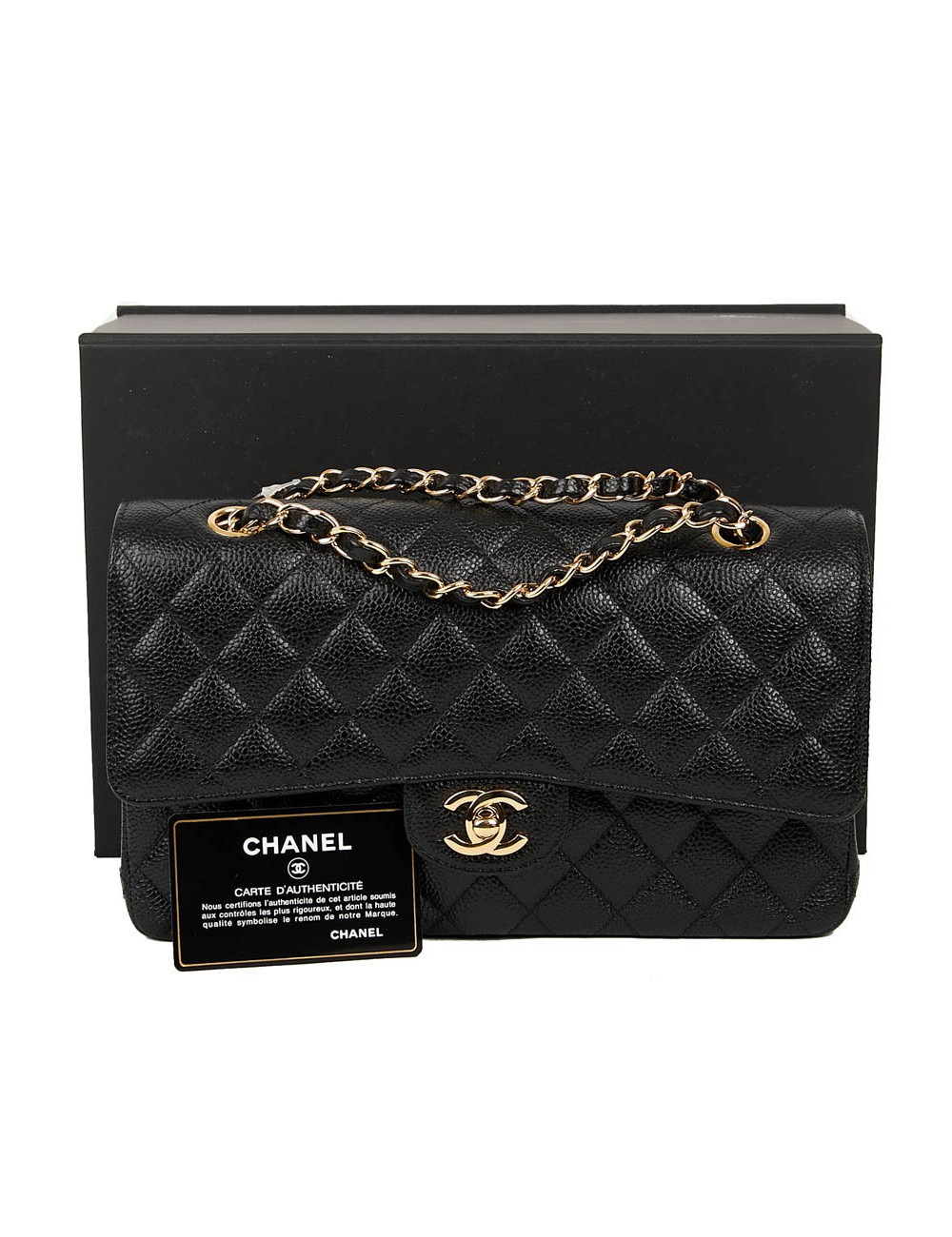 Timeless CHANEL caviar noir