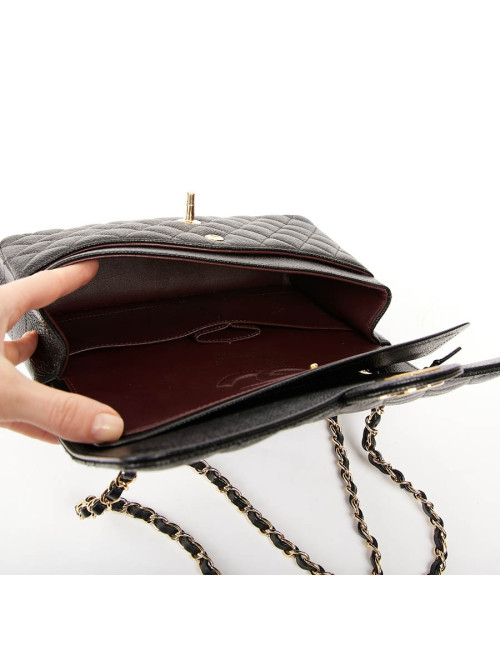 Timeless CHANEL caviar noir