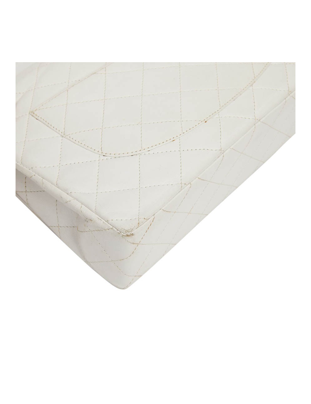 Timeless Couture CHANEL cuir blanc