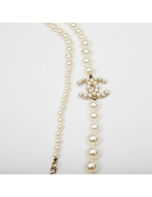 Sautoir CHANEL perles nacrées