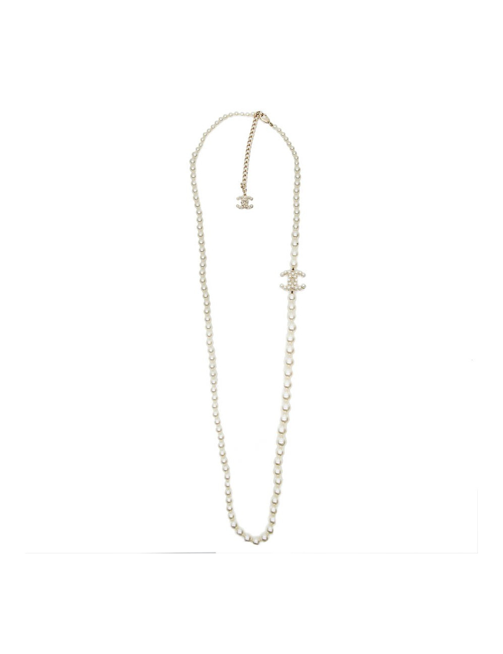 Sautoir CHANEL perles nacrées