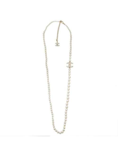 Sautoir CHANEL perles nacrées