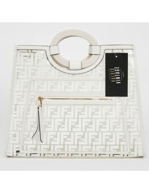 Cabas FENDI Runaway transparent