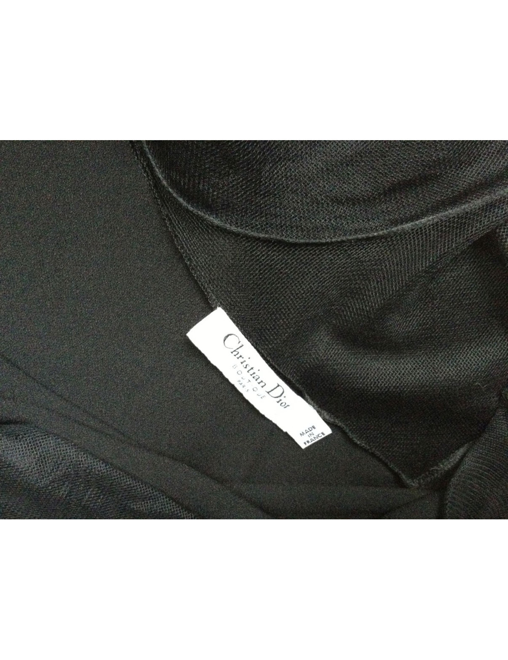 Robe tulle noir DIOR