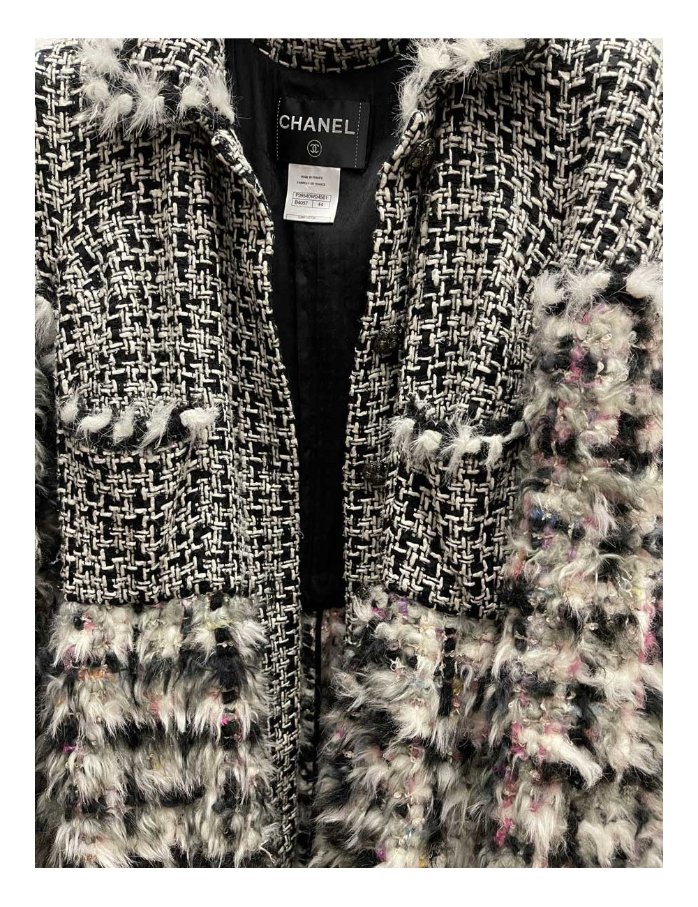 Manteau CHANEL tweed T44