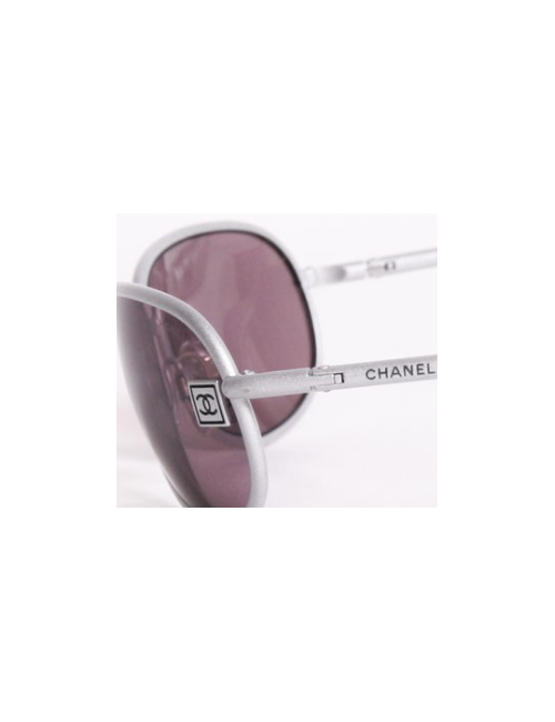 Lunettes de soleil CHANEL acier gris