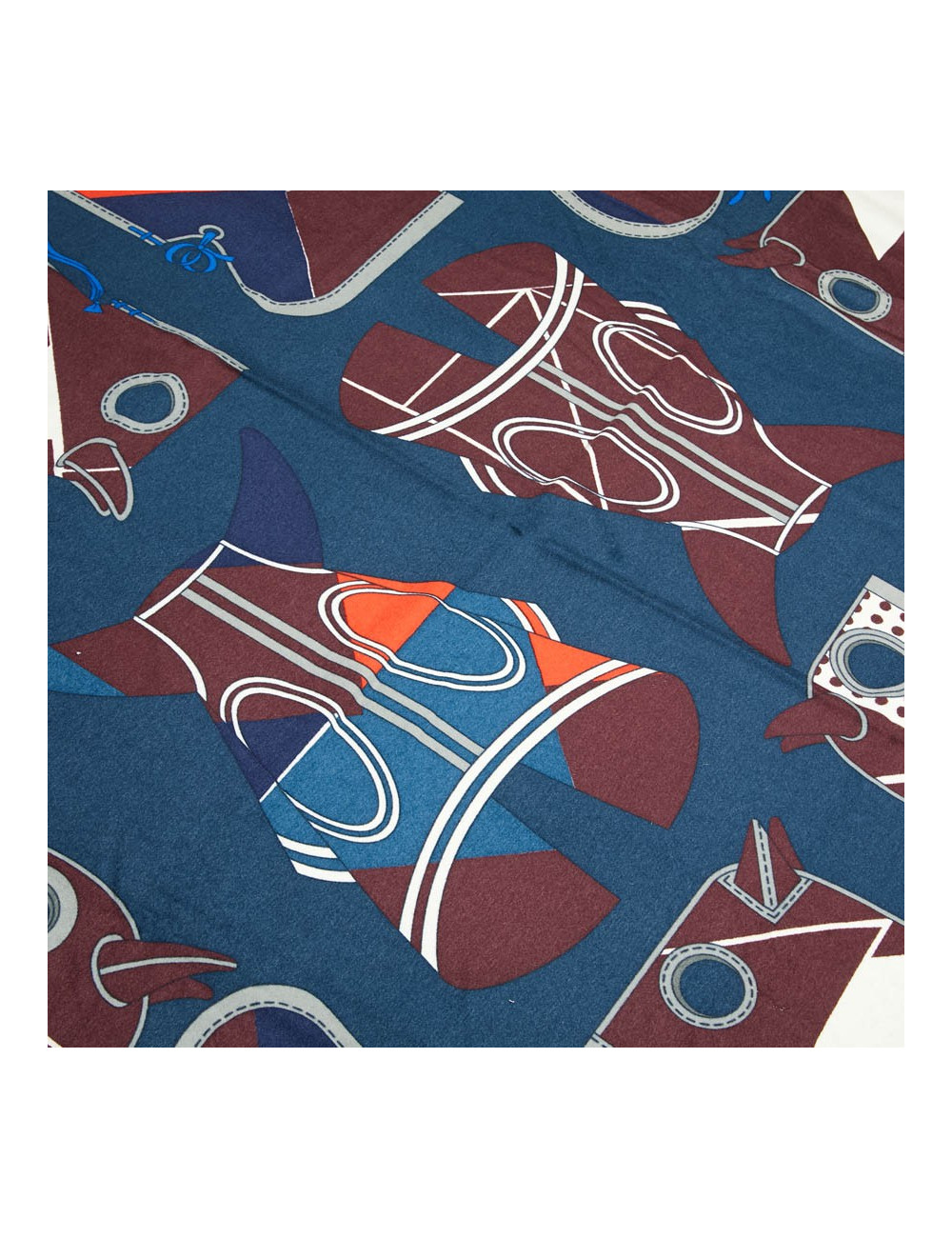 Plaid HERMES Camails Tangram