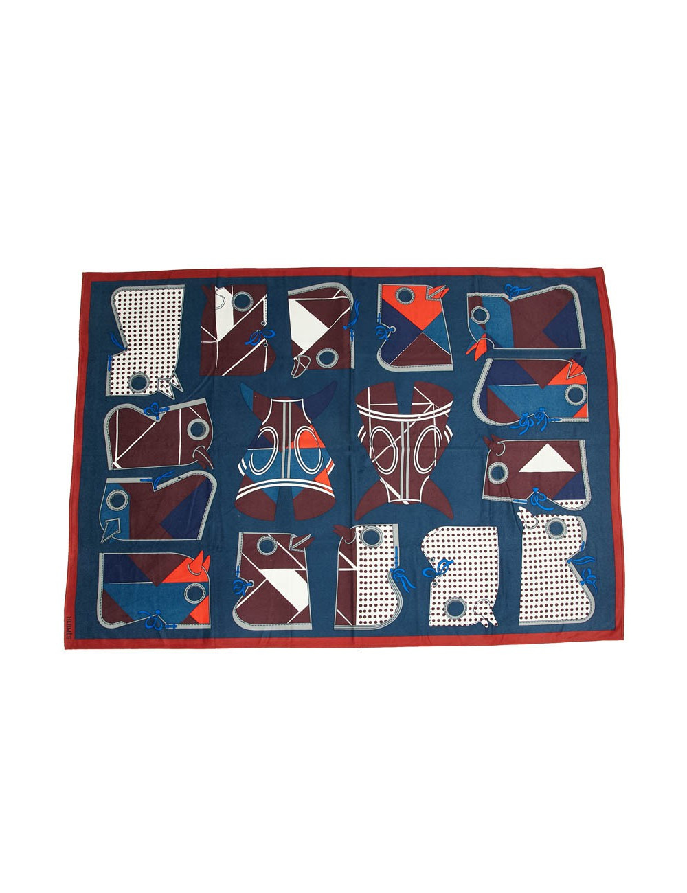 Plaid HERMES Camails Tangram