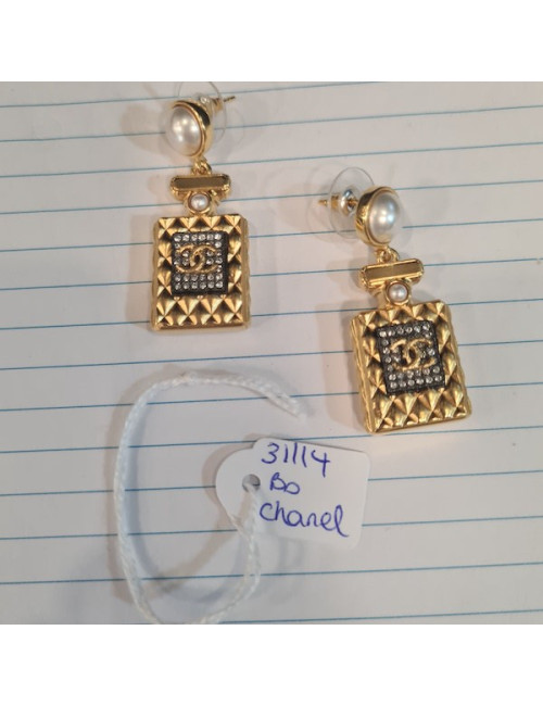 Bouteille Clous CHANEL bicolore