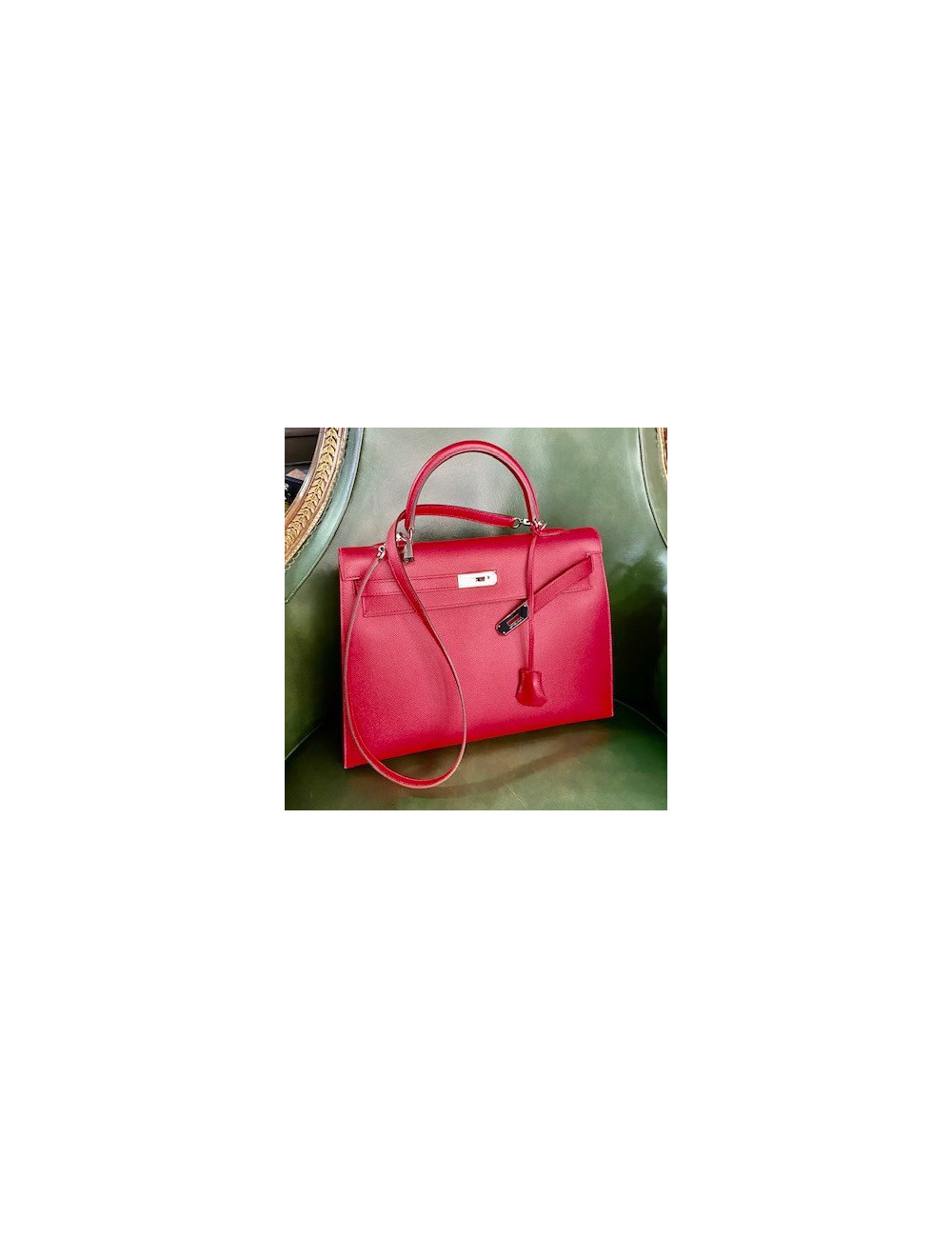 Kelly 35 HERMES epsom rouge casaque