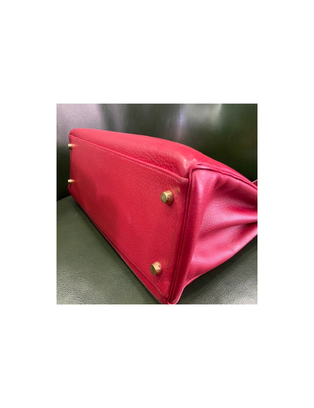 Kelly 32 HERMES in Rouge Casaque - Occasion Certified Authentic 