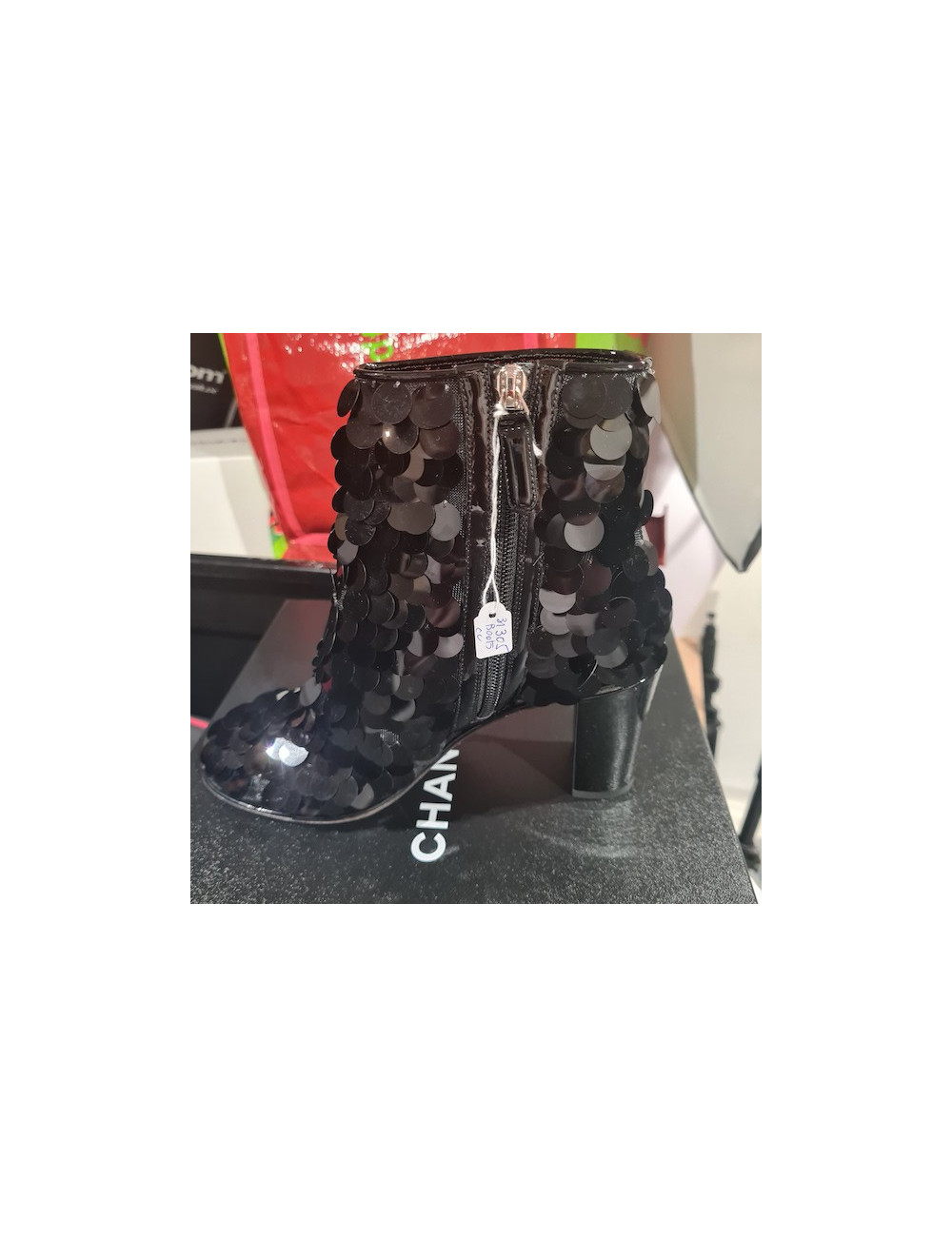 Boots sequins CHANEL T 38,5 C