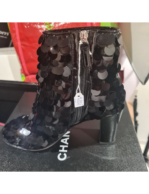 Boots sequins CHANEL T 38,5 C