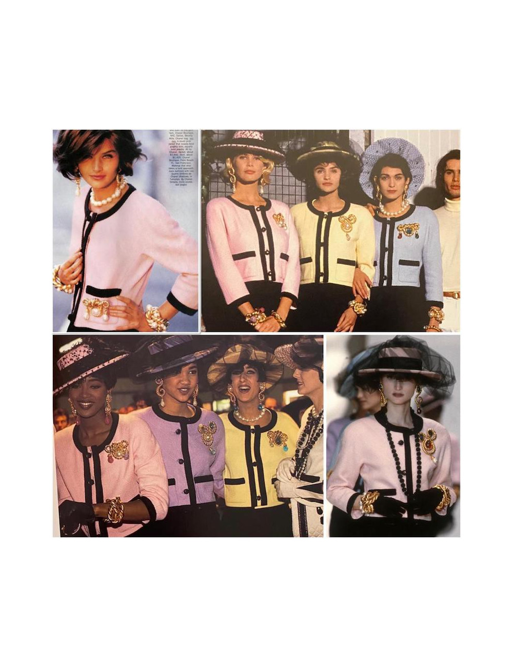 Veste CHANEL T 38 rose Vintage