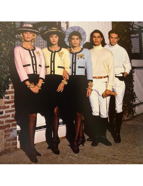 Veste CHANEL T 38 rose Vintage