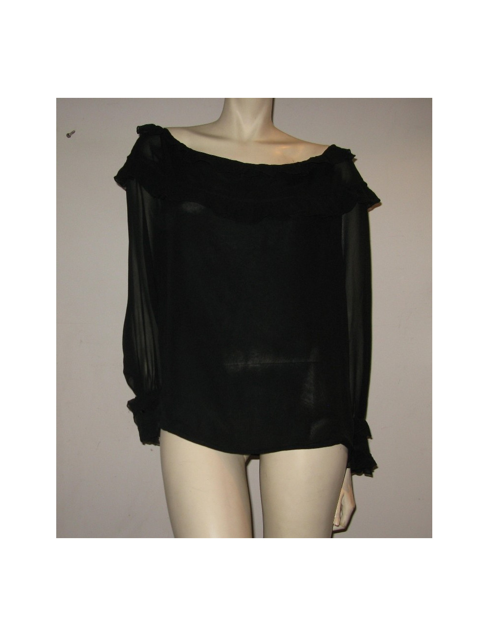 YVES SAINT LAURENT black blouse