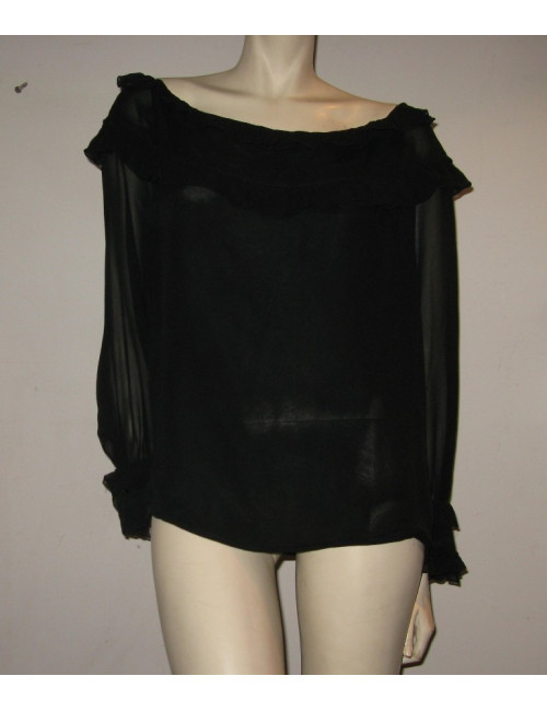 YVES SAINT LAURENT black blouse
