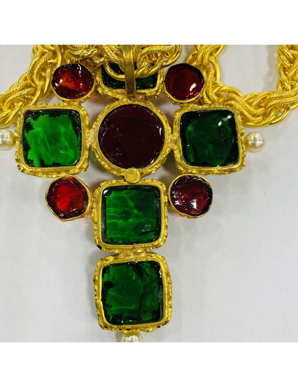 Sautoir croix MARGUERITE DE VALOIS