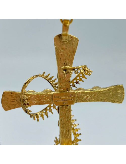 Clous MARGUERITE DE VALOIS rubis et emeraude