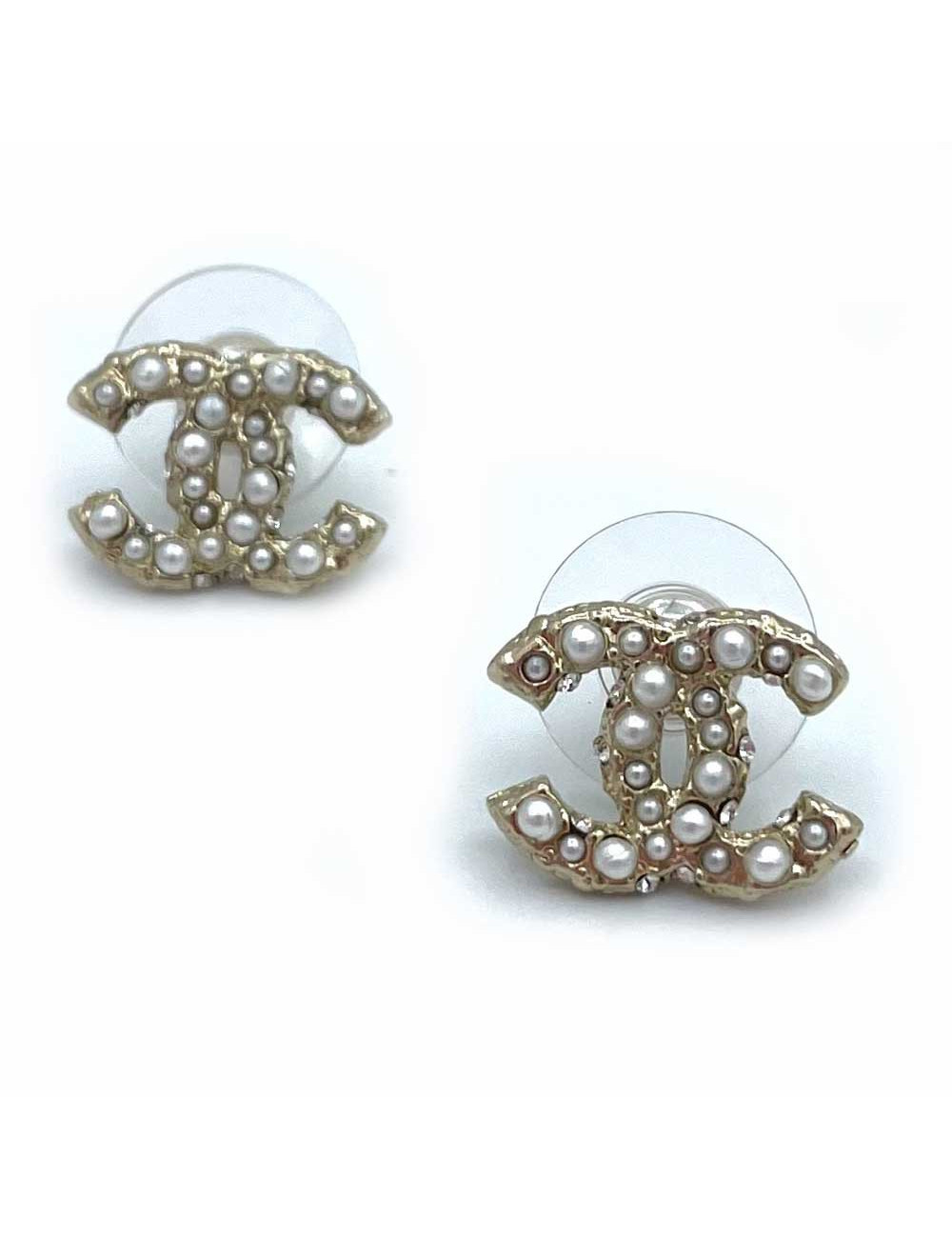 Clous CHANEL perles