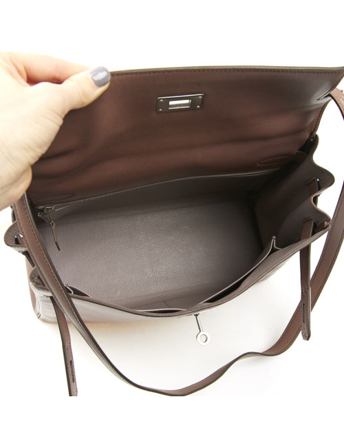 Kelly II  T32 HERMES veau Tadelakt griolet