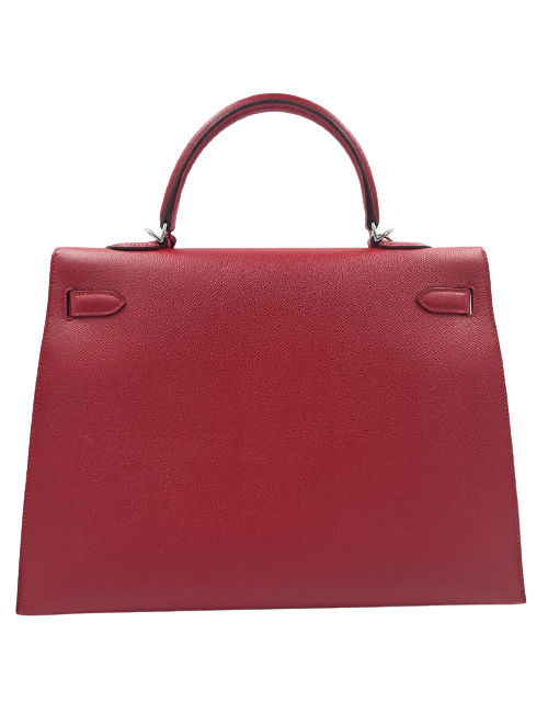 Kelly 35 HERMES epsom rouge casaque