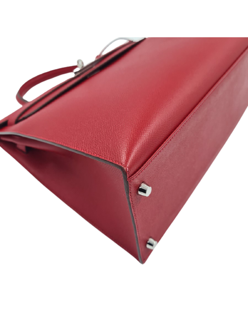 Kelly 35 HERMES epsom rouge casaque