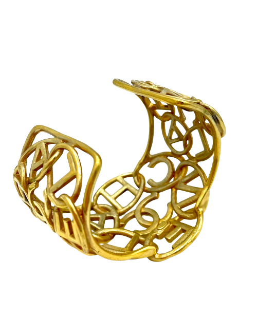 Bracelet CHANEL rigide doré