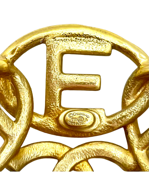 Bracelet CHANEL rigide doré