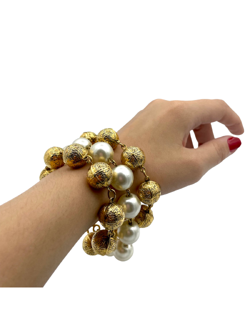 Bracelet triple rangs CHANEL Vintage 