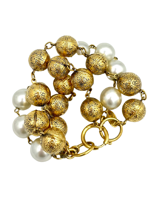 Bracelet triple rangs CHANEL Vintage 