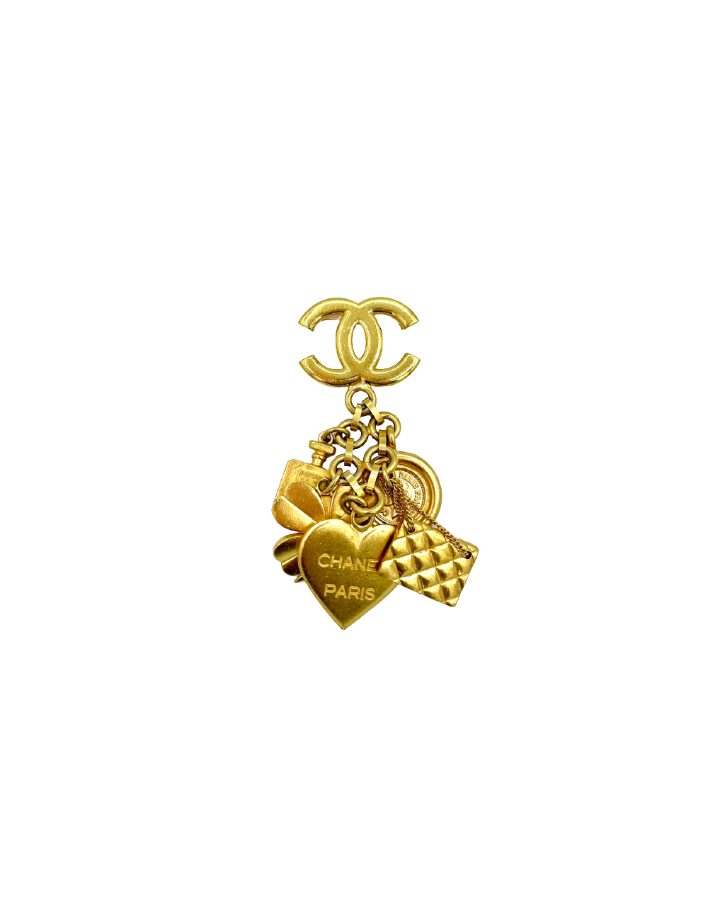 Broche breloques CHANEL Vintage