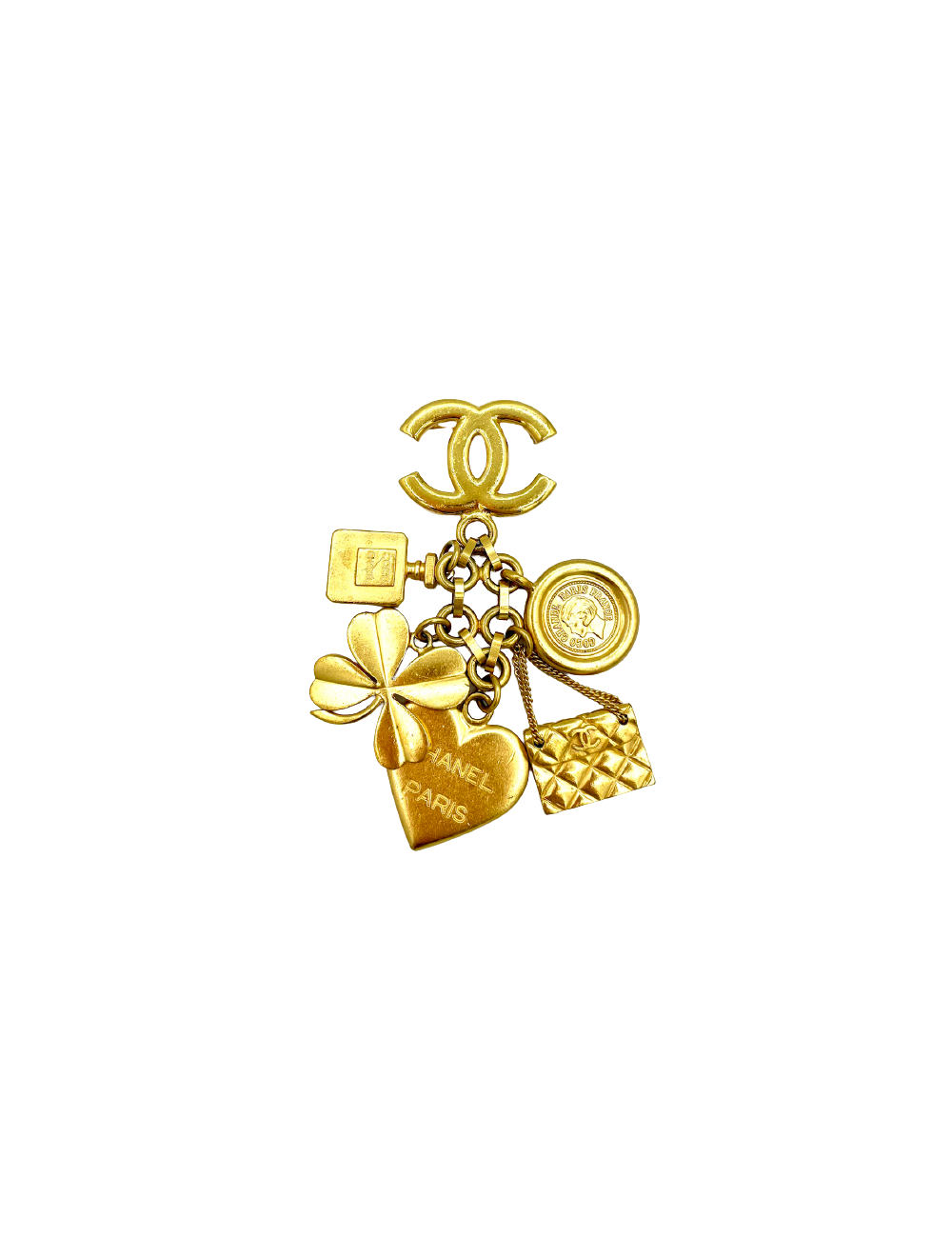Broche breloques CHANEL Vintage