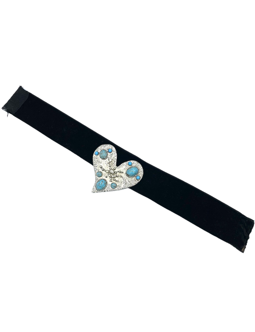 CHRISTIAN LACROIX Vintage Heart Choker - Pre-Owned Certified Authentic