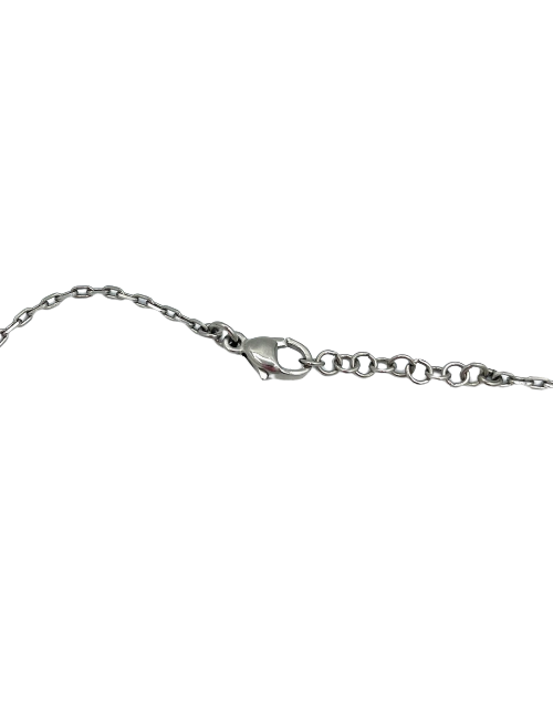 Sautoir étoiles Chanel strass métal argenté