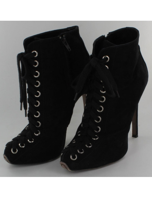 Bottines à talons GIAMBATTISTA VALLI en daim 