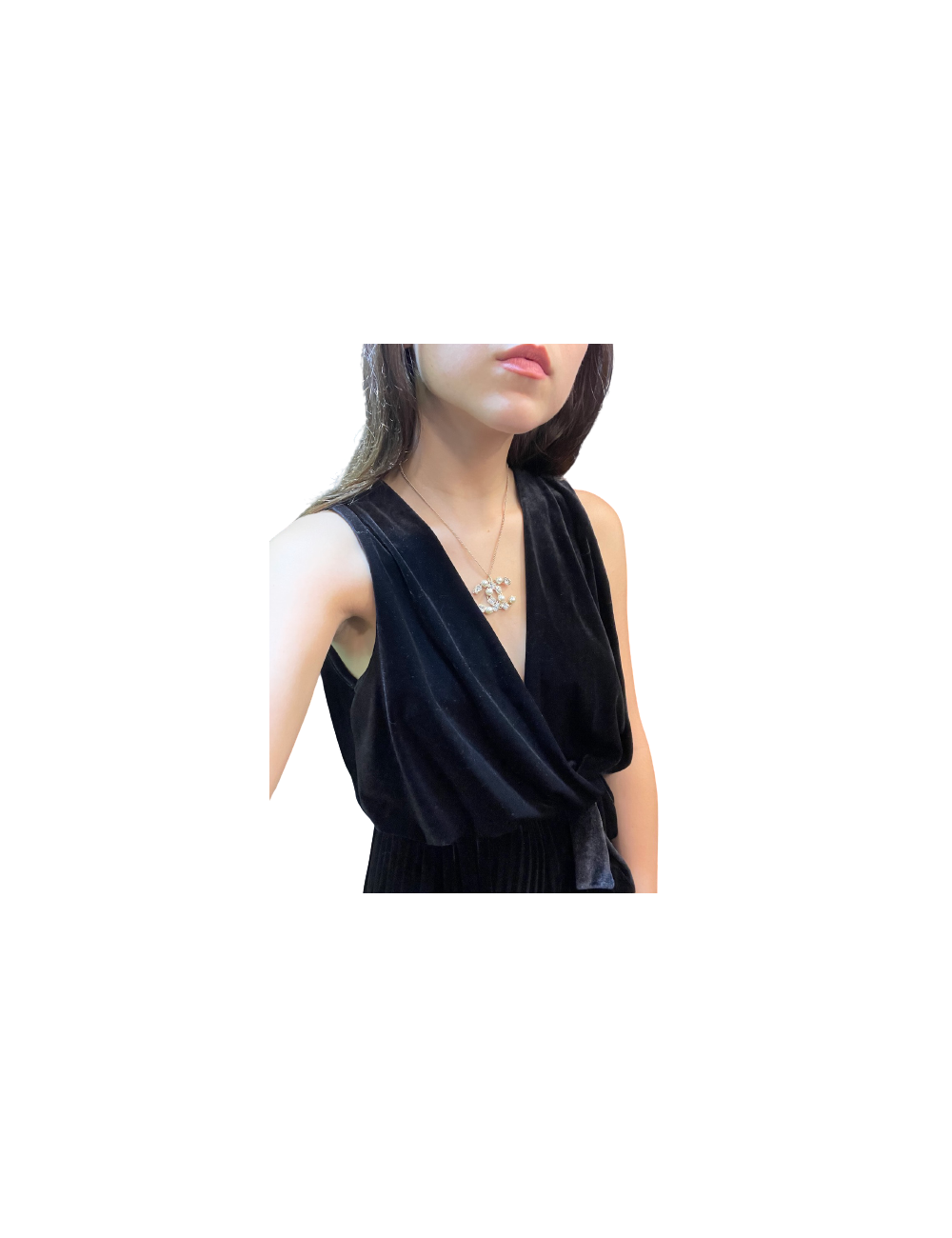 Collier CHANEL perles Vintage