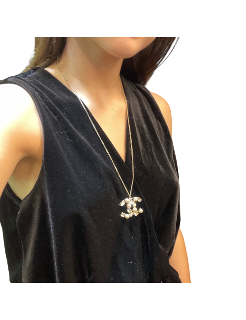 Collier CHANEL perles Vintage