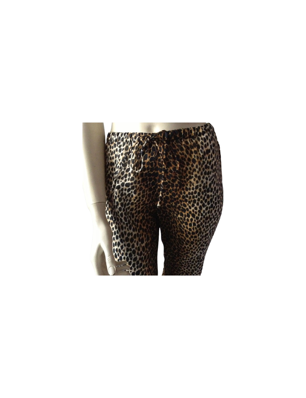 D & G printed leopard pants