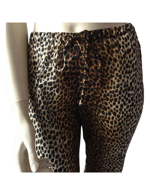D & G printed leopard pants