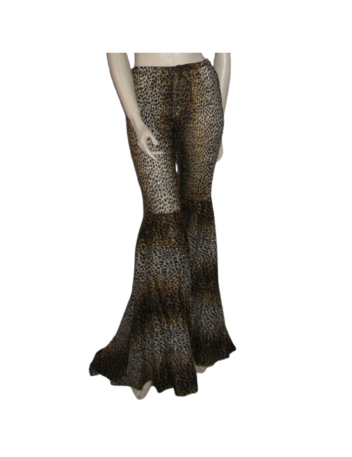 D & G printed leopard pants