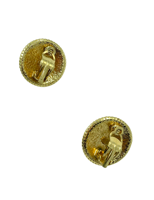 Collector 90's CHANEL Vintage clip-on earrings - Pre-Owned certified