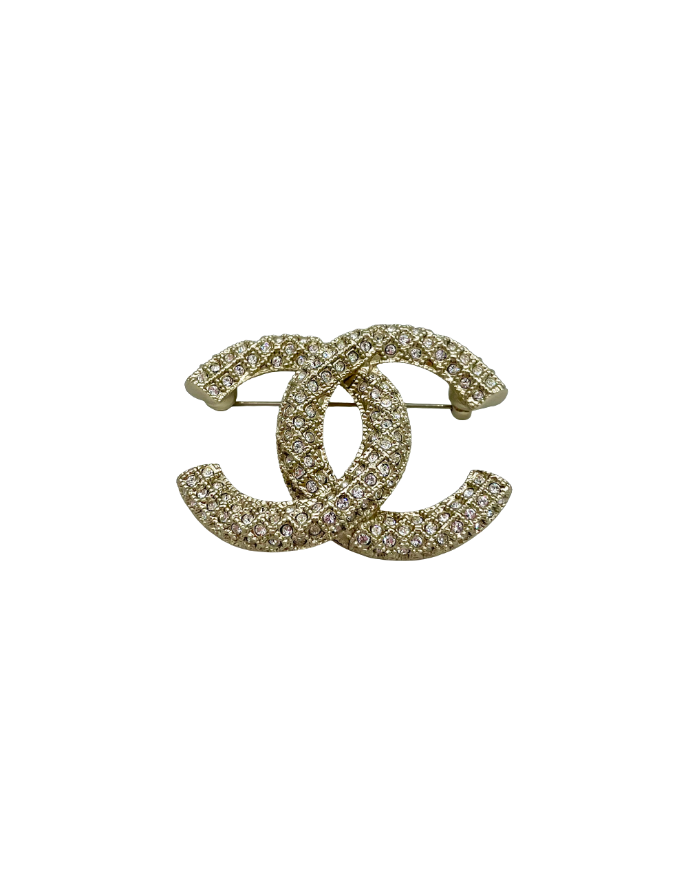 Broche CHANEL incrustation strass