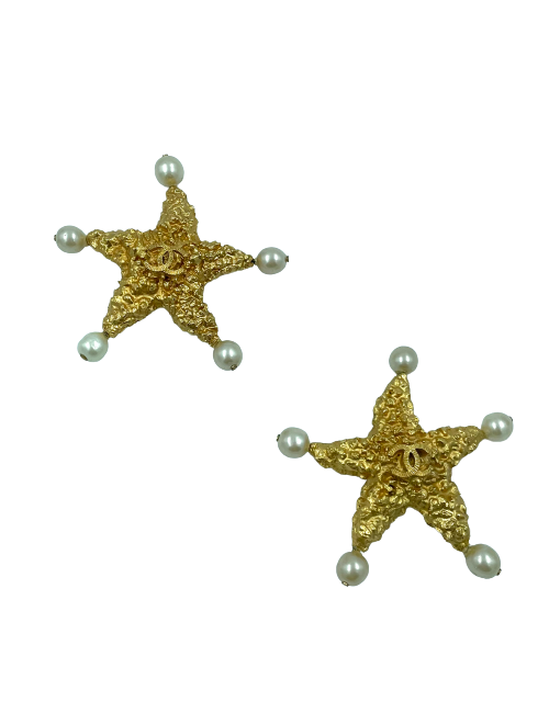 Clips étoiles de mer CHANEL Vintage