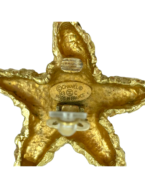 Clips étoiles de mer CHANEL Vintage