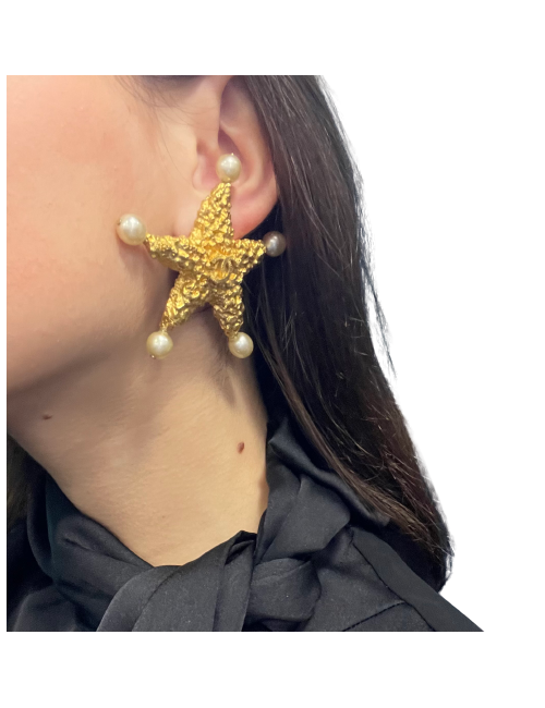 Clips étoiles de mer CHANEL Vintage