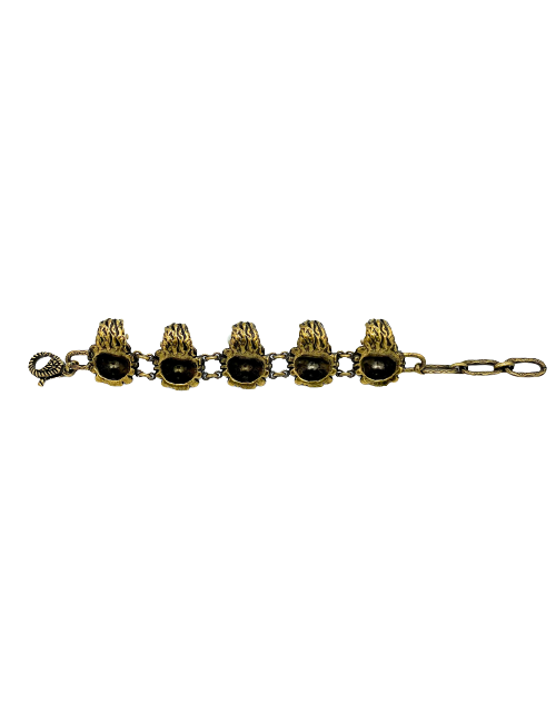 Bracelet GUCCI doré perles baroques