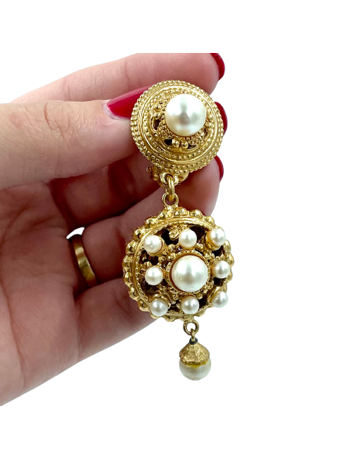 Clips d'oreille CHRISTIAN DIOR Vintage